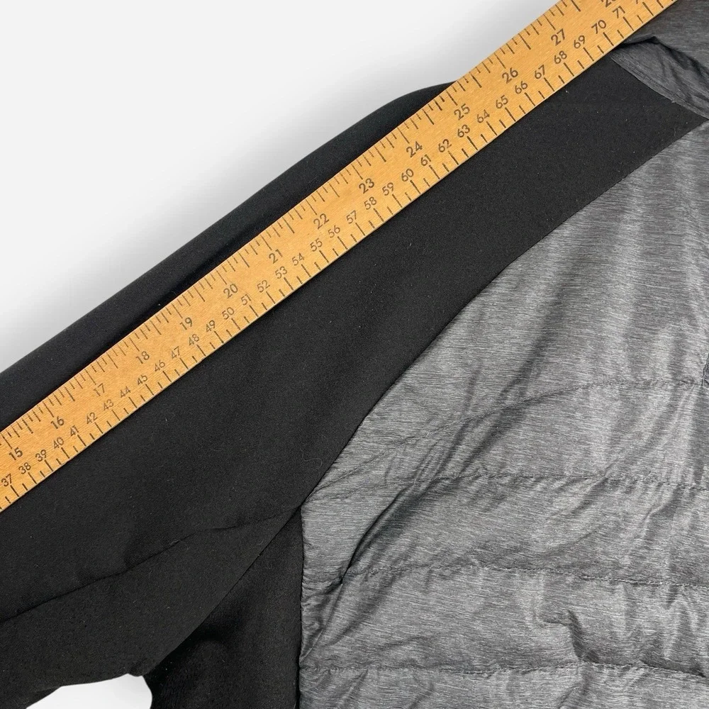 32 Degrees Weatherproof Puffer Jacket Coat Womens XXL Gray Black‎ Down Mock Neck